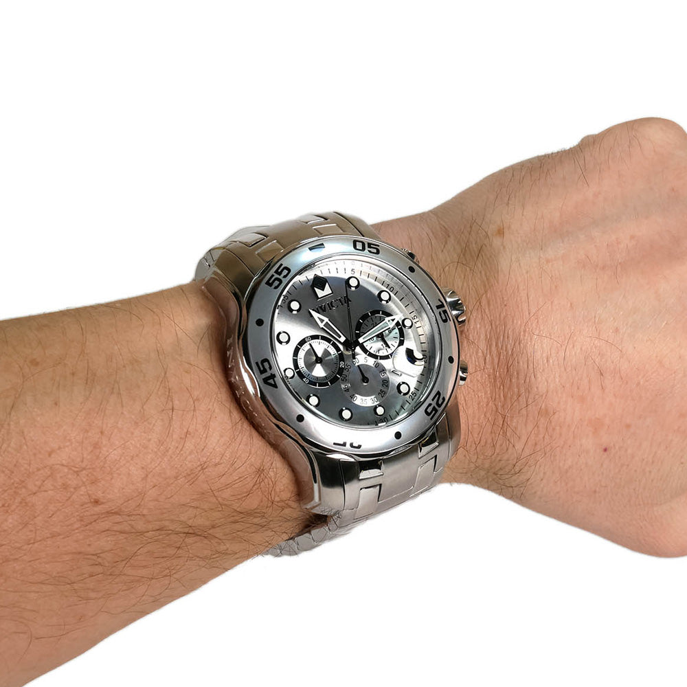 Reloj Invicta Pro Diver 0071 Hombre Acero Plateado