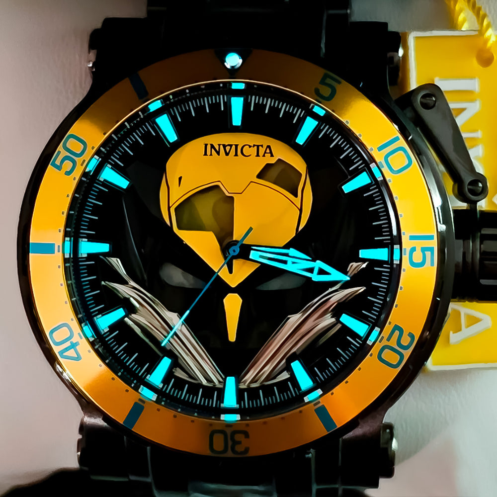 Reloj Invicta Marvel 41157 para Hombre Acero Negro