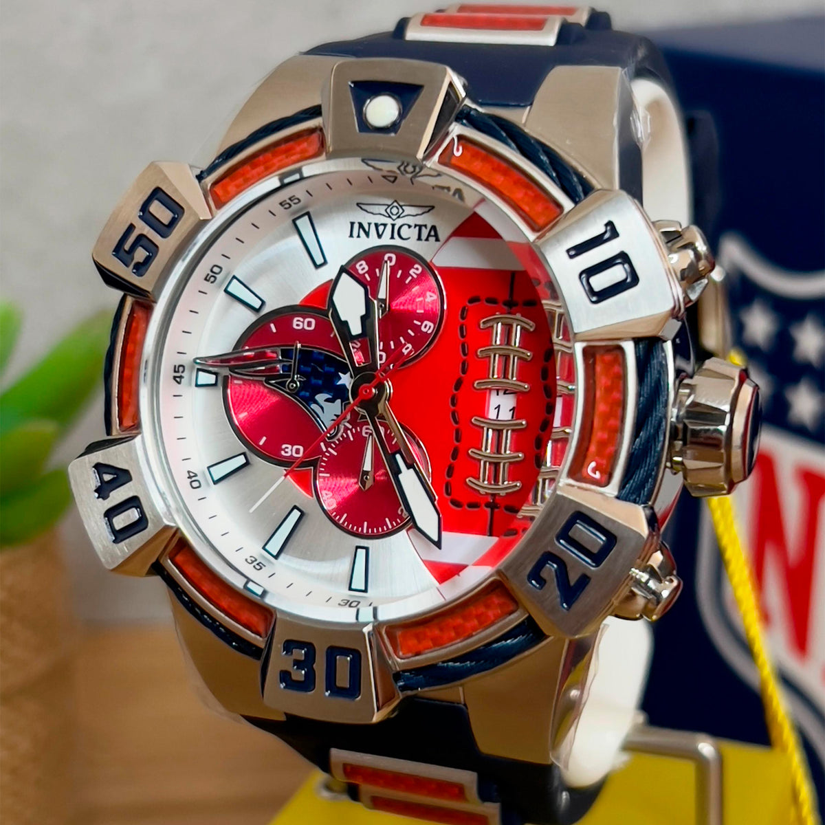 RELOJ INVICTA NFL NEW ENGLAND 41573 INV-224