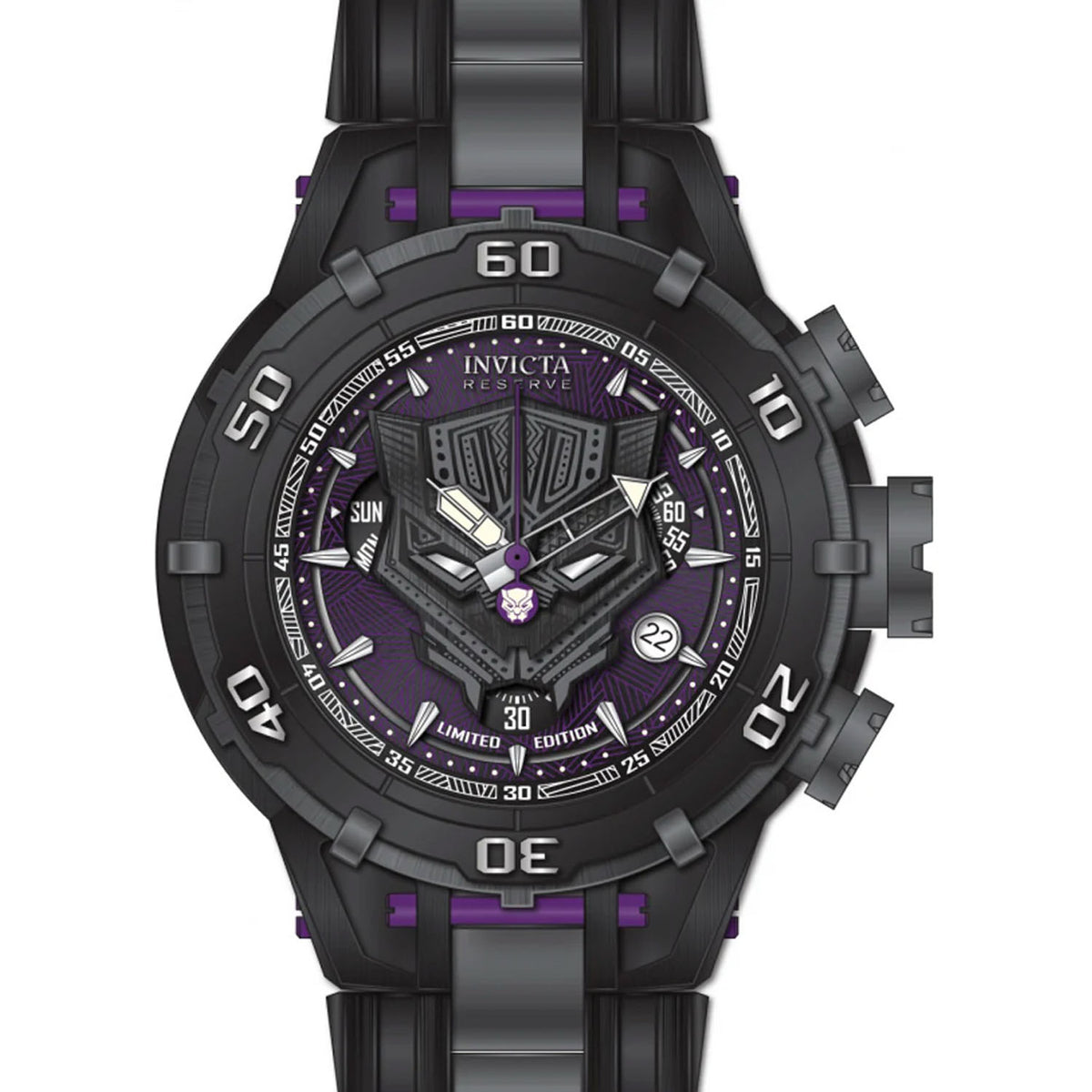 RELOJ INVICTA MARVEL PANTERA NEGRA 40541 INV-240