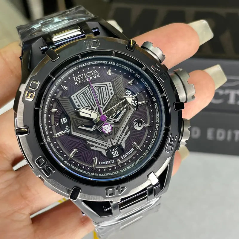 RELOJ INVICTA MARVEL PANTERA NEGRA 40541 INV-240