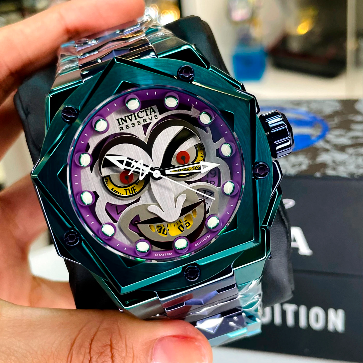 RELOJ INVICTA DC COMICS JOKER 44461 INV-251