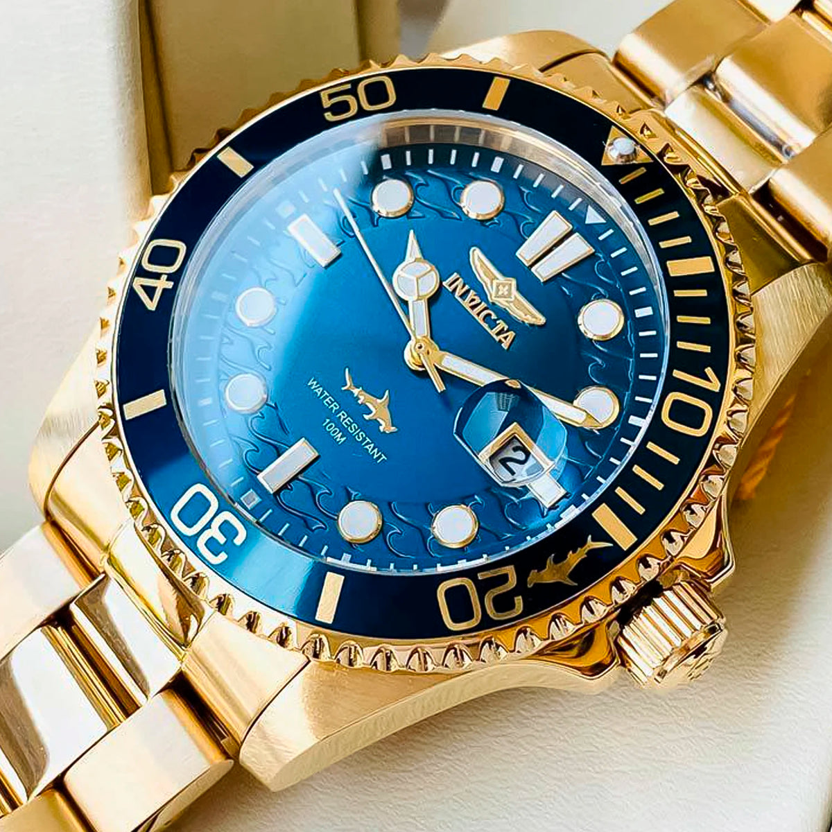 Reloj Invicta Pro Diver 30024 Hombre Acero Dorado | INV-257