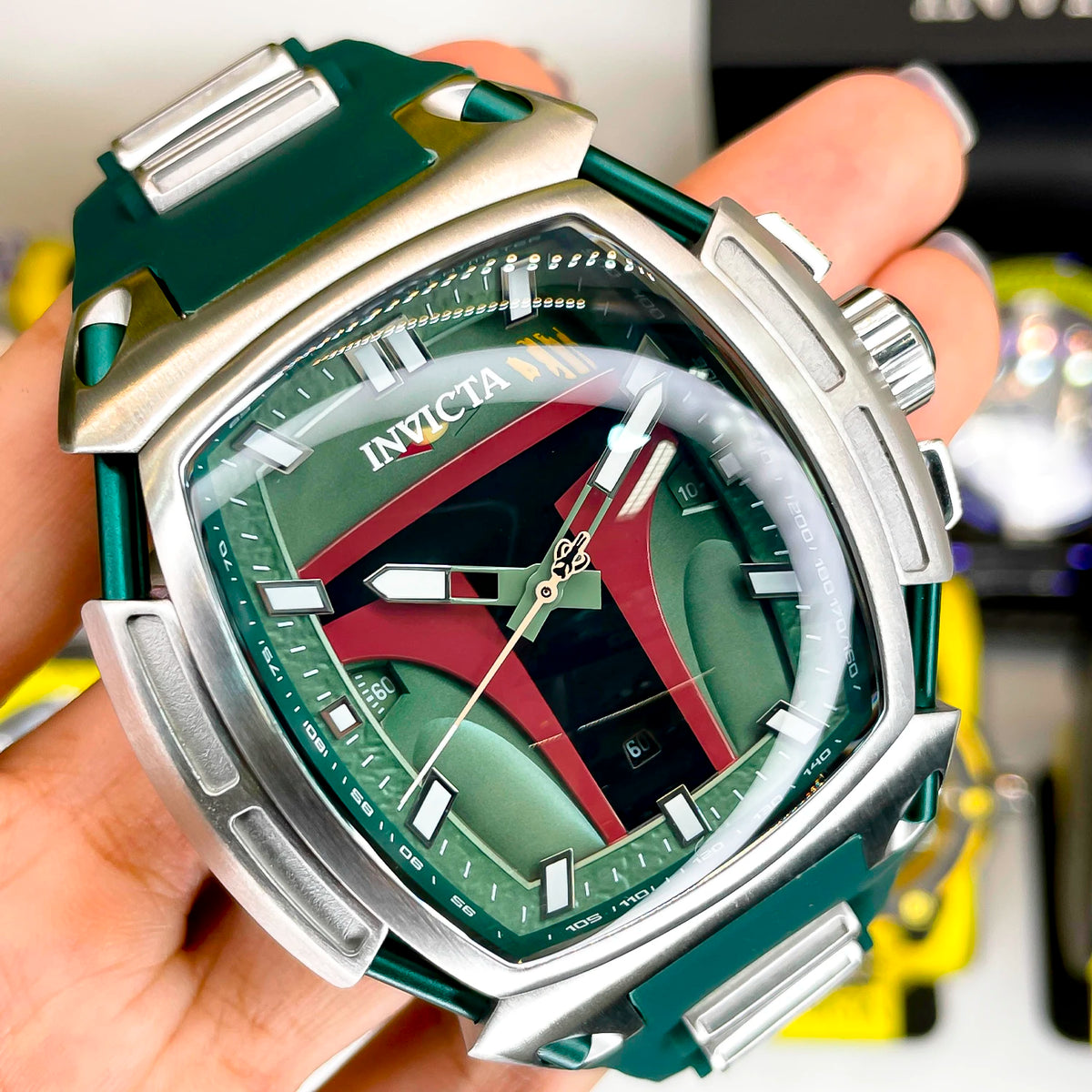 RELOJ INVICTA STAR WARS BOBA FETT 43007 INV-281