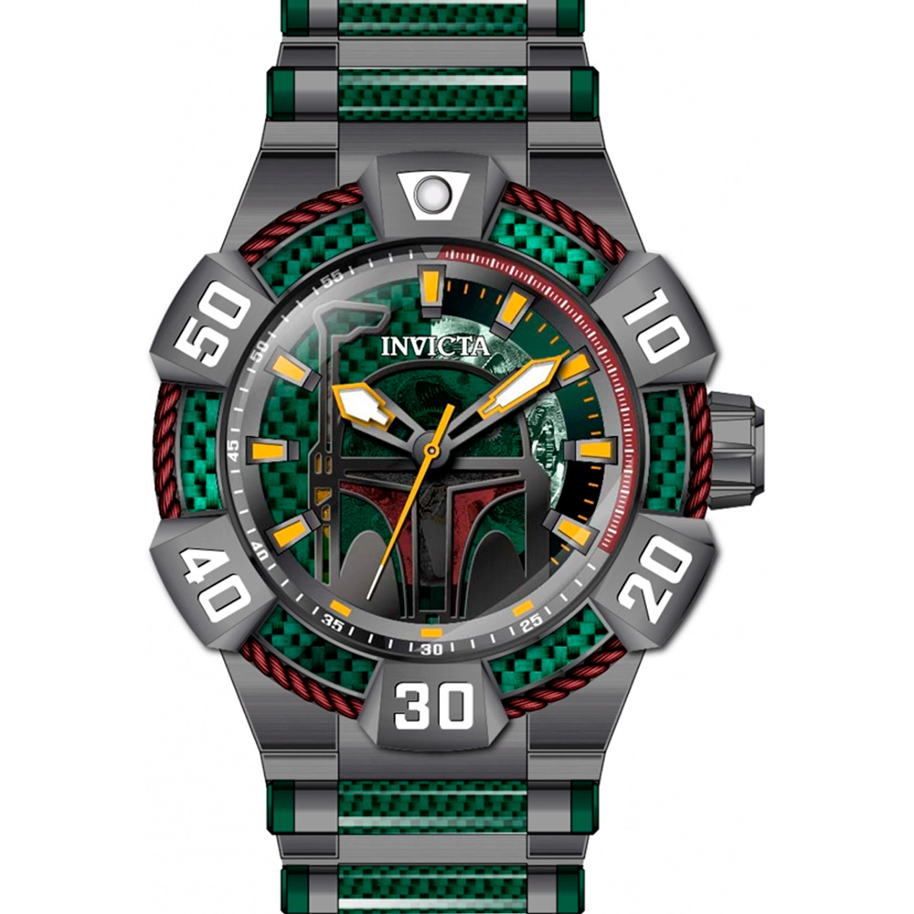 RELOJ INVICTA STAR WARS BOBA FETT 40608 AUTOMÁTICO INV-286