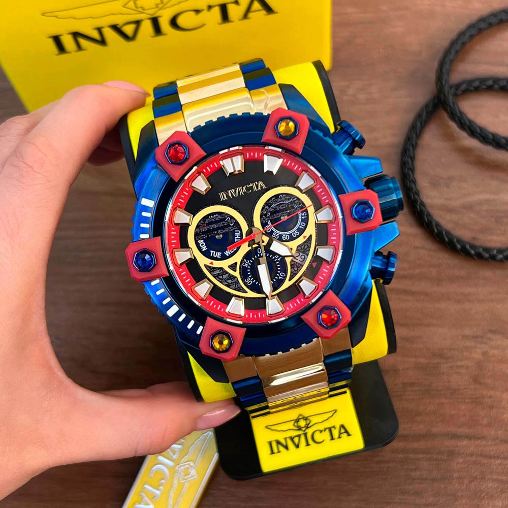 Reloj Invicta Coalition Forces 46655 Hombre Acero Dorado