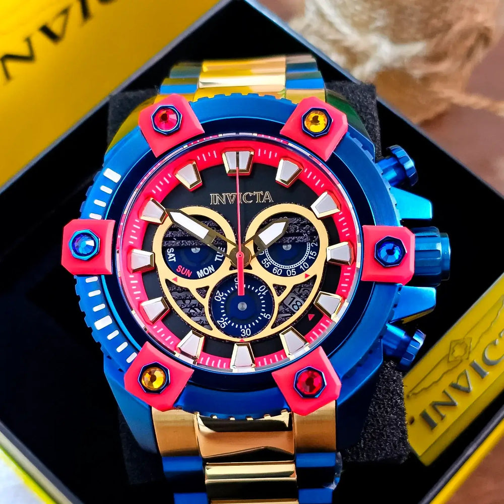 Reloj Invicta Coalition Forces 46655 Hombre Acero Dorado
