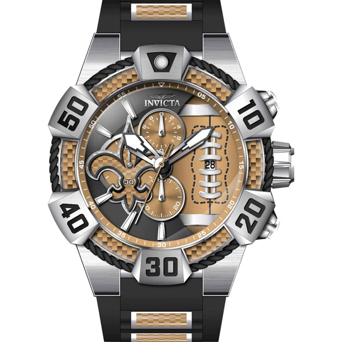 RELOJ INVICTA NFL NEW ORLEANDS 41586 INV-298