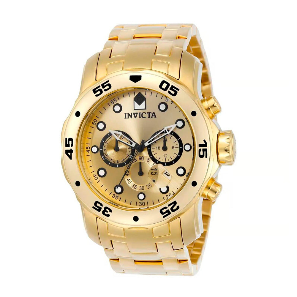 Reloj Invicta Scuba 0074 Hombre Acero Dorado