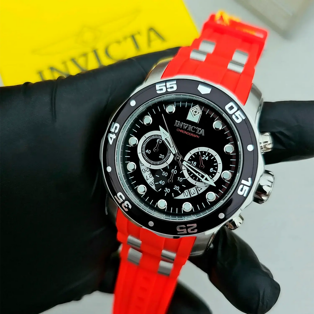 Reloj Invicta Pro Diver 34009 Hombre Deportivo Rojo