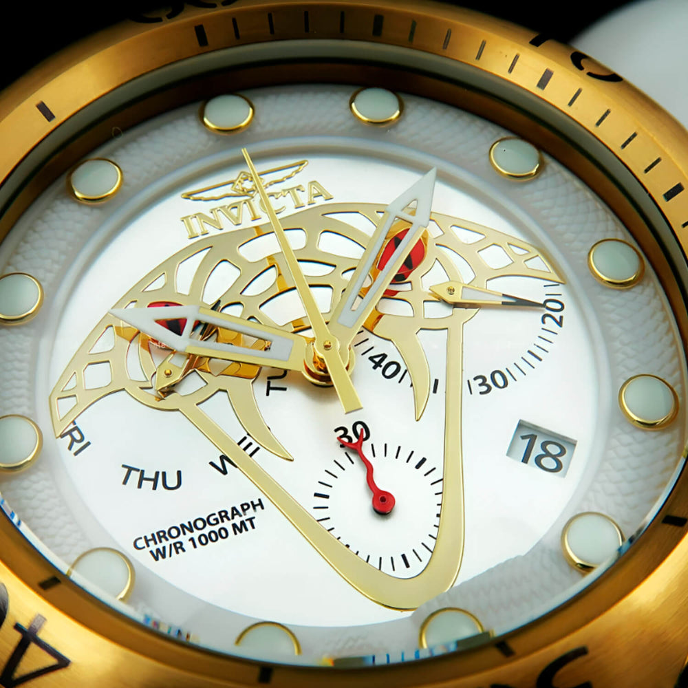 Reloj Invicta Venom 28389 Hombre Silicona Blanco
