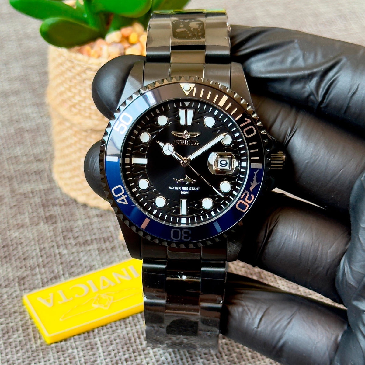 RELOJ INVICTA NEGRO PRO DIVER 44713 INV-354