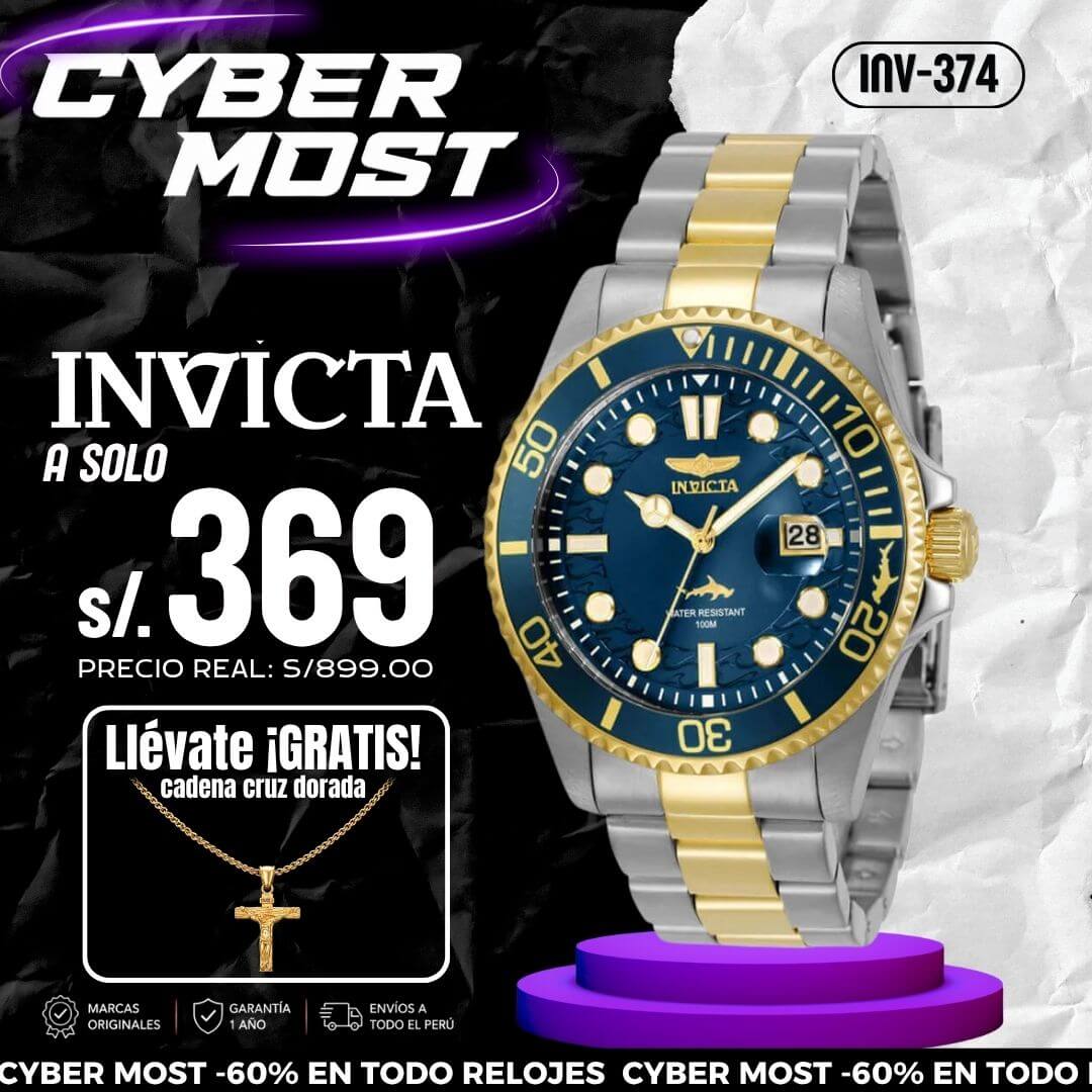Reloj Invicta Pro Diver 30021 Hombre Acero Plateado