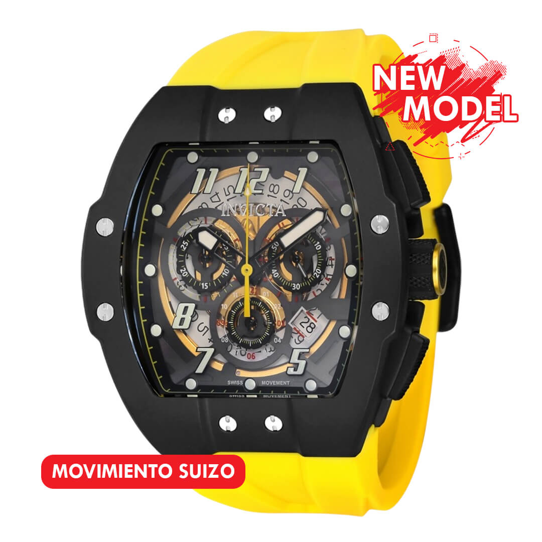 Reloj Invicta JM Correa 44413 Hombre Deportivo Amarillo
