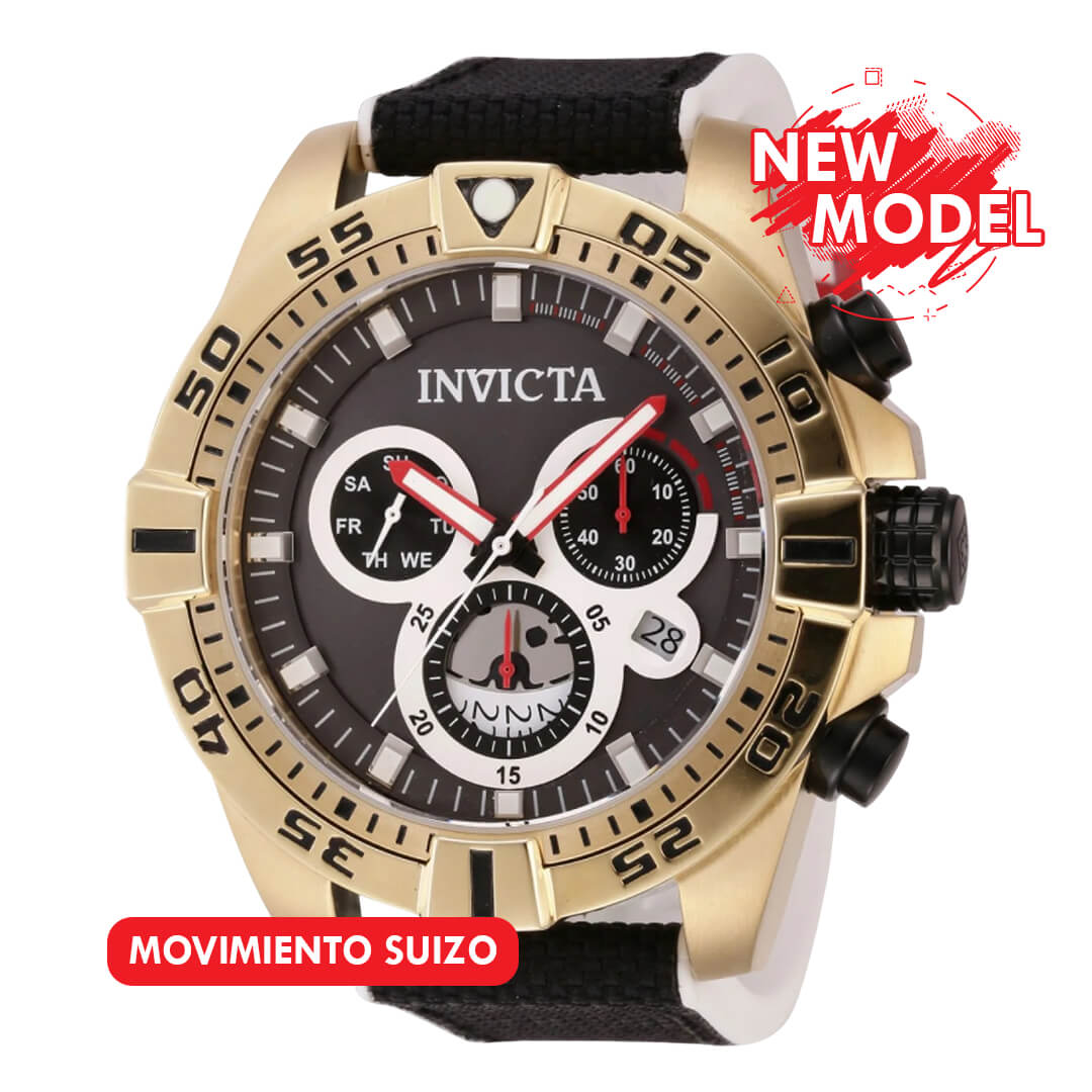 Reloj Invicta S1 Rally 46651 Hombre Deportivo Negro