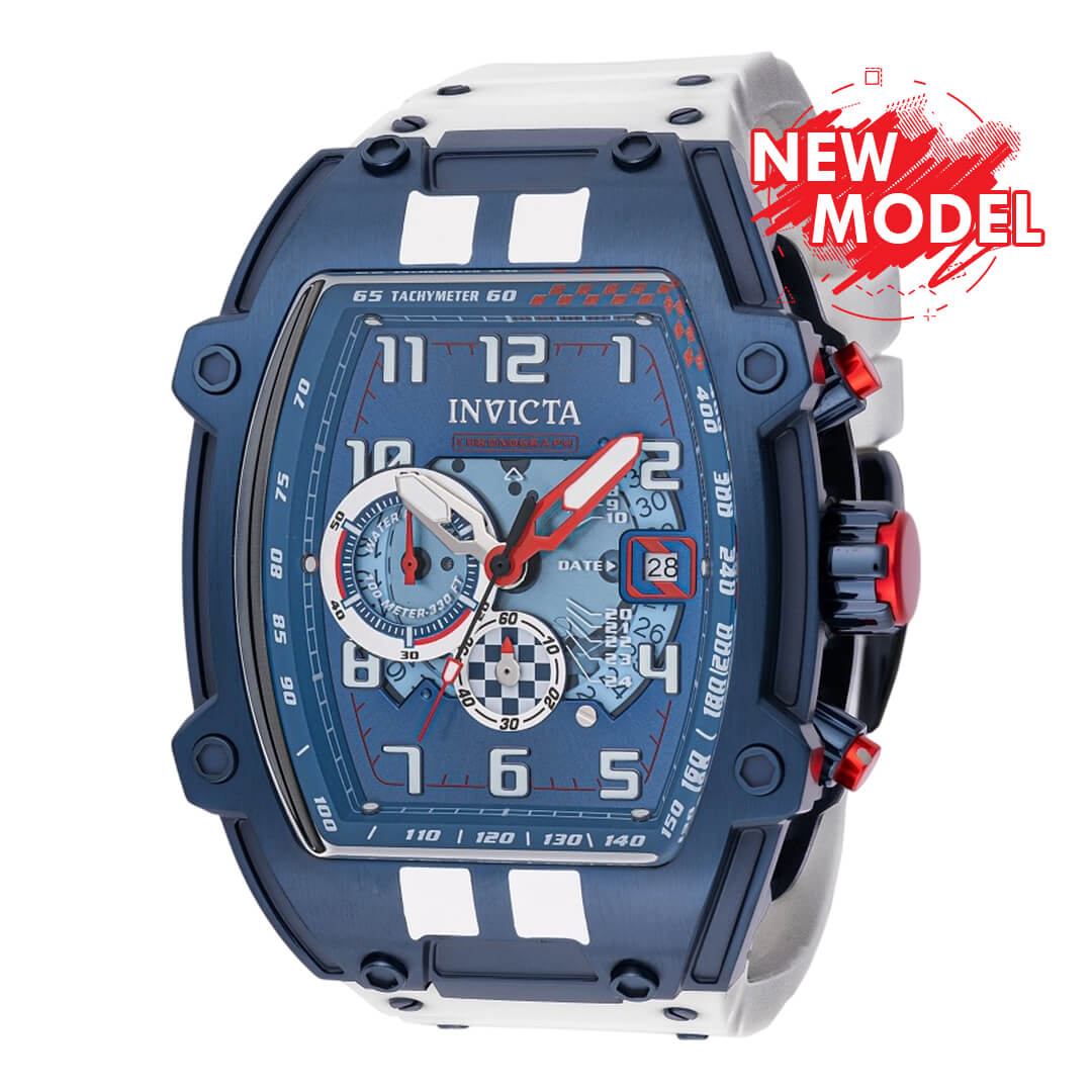 Reloj Invicta S1 Rally Diablo 42330 Hombre Blanco y Azul