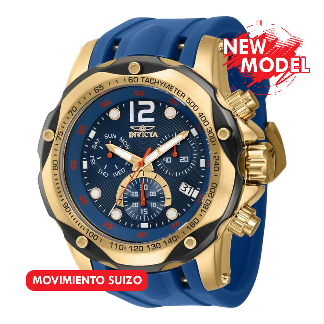 Reloj Invicta Speedway 40357 Hombre Deportivo Azul