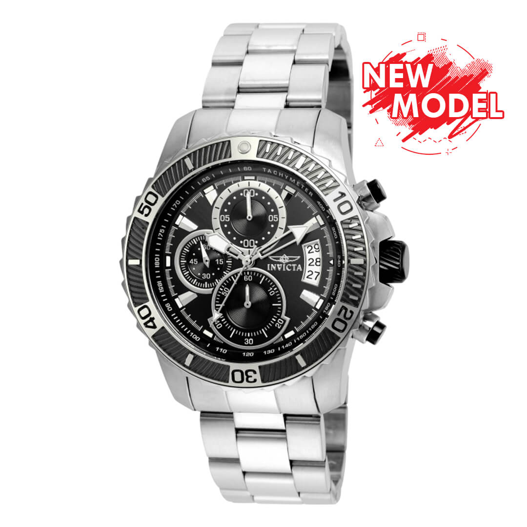 Reloj Invicta Scuba 22412 Hombre Acero Plateado