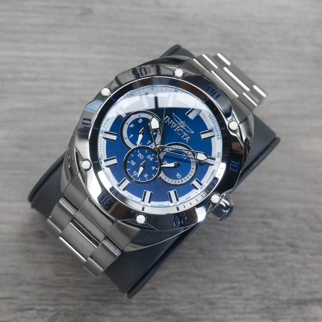 Reloj Invicta Venom Men 45730 Hombre Acero Plateado