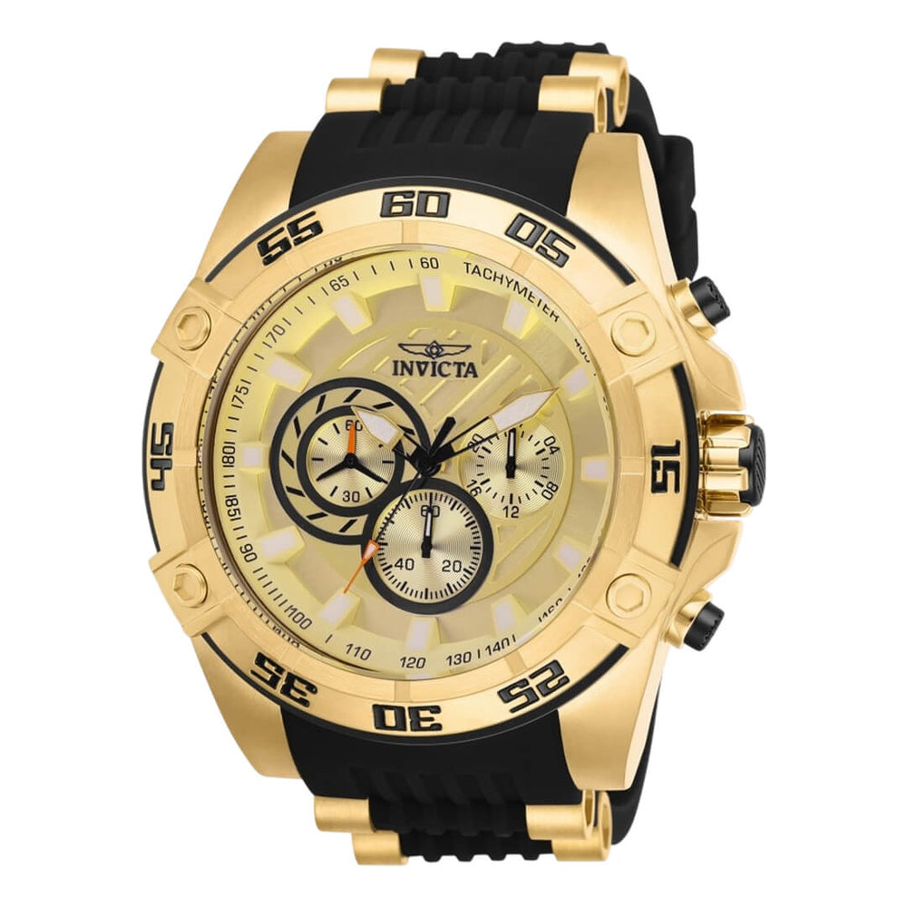 Reloj Invicta Speedway 25507 Hombre Negro y Dorado