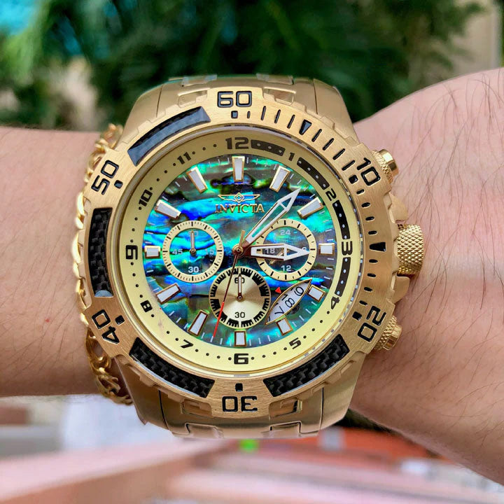 Reloj Invicta Scuba 25094 Hombre Acero Dorado | INV-46