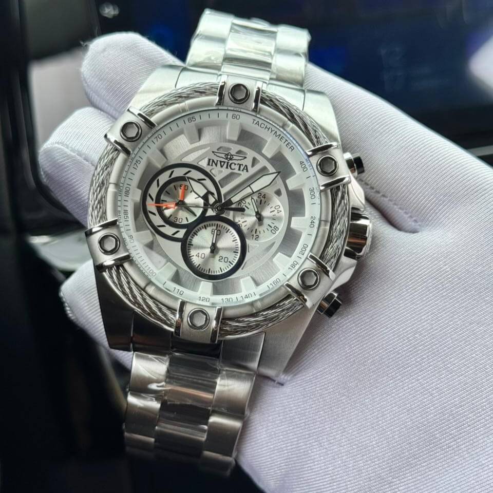 Reloj Invicta Bolt 48864 Hombre Acero Plateado
