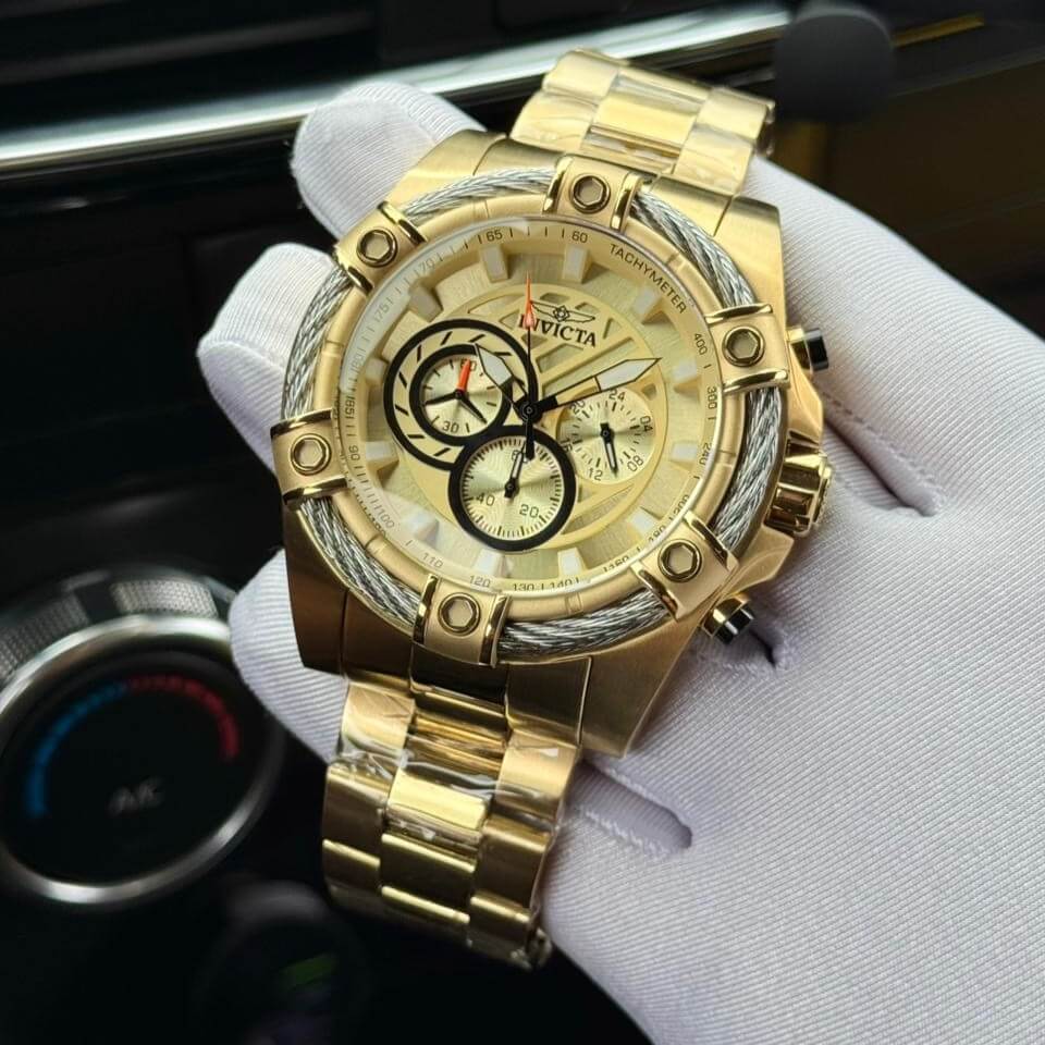Reloj Invicta Bolt 49815 Hombre Acero Dorado