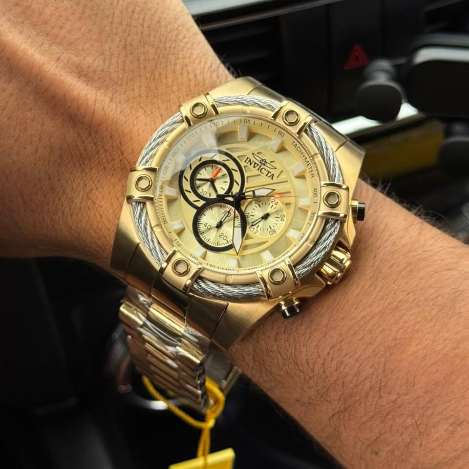 Reloj Invicta Bolt 49815 Hombre Acero Dorado