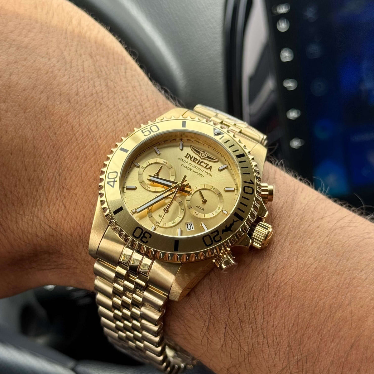 Reloj Invicta Pro Diver 48382 Hombre Acero Dorado