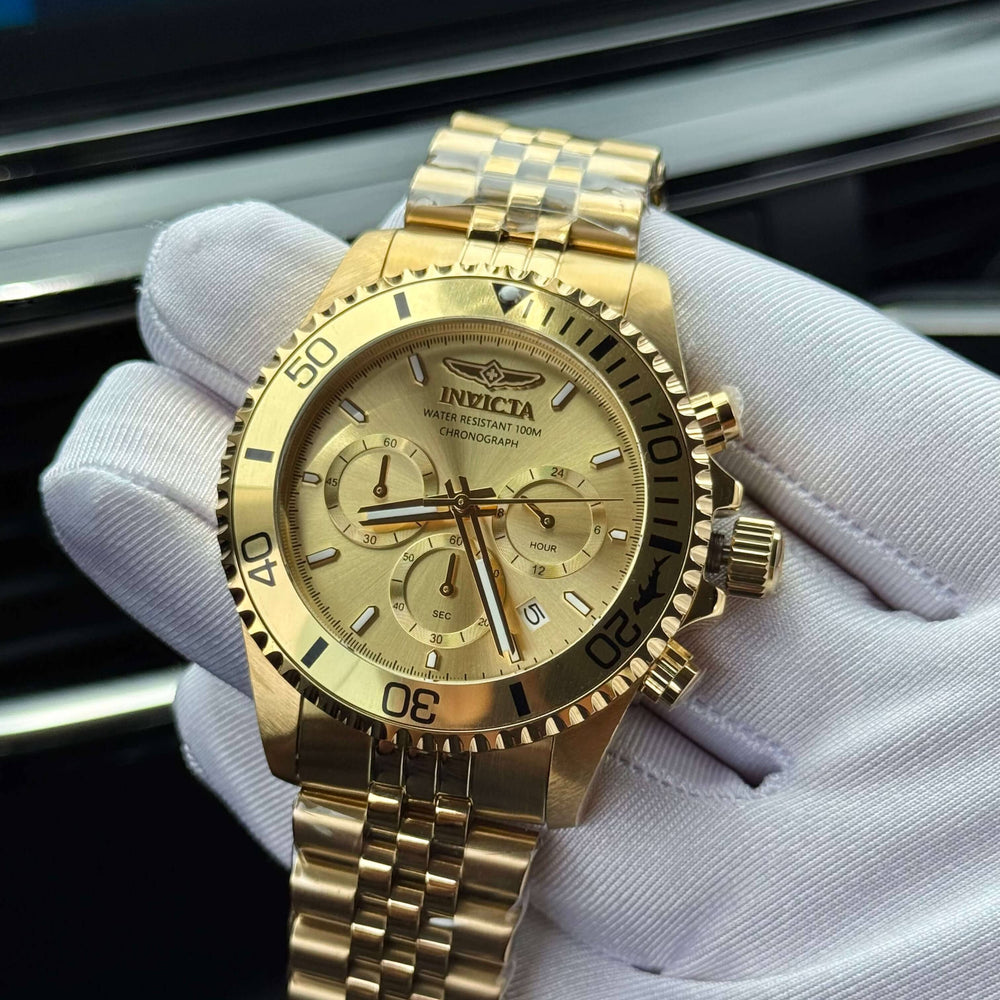 Reloj Invicta Pro Diver 48382 Hombre Acero Dorado