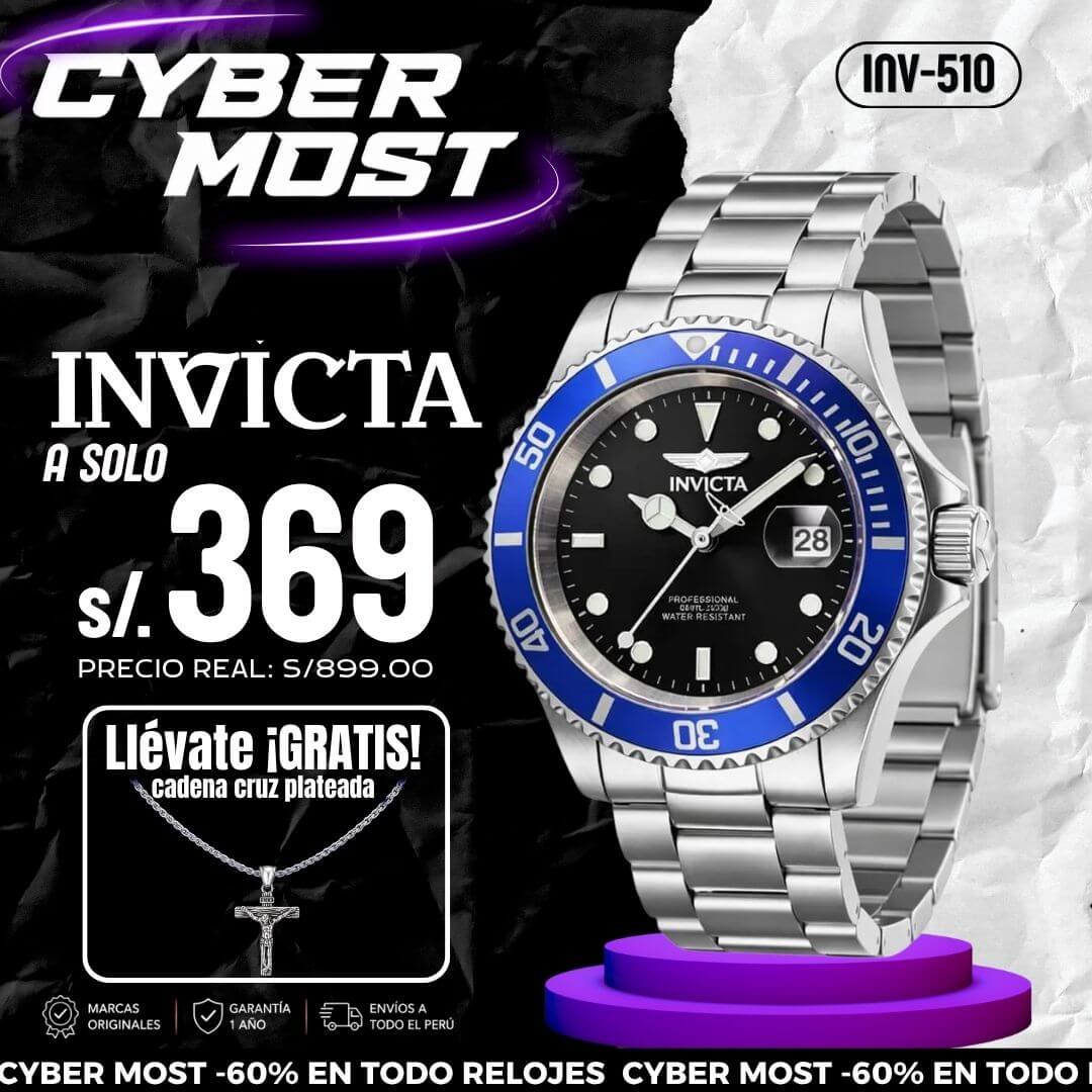 Reloj Invicta Pro Diver 50940 Hombre Acero Plateado