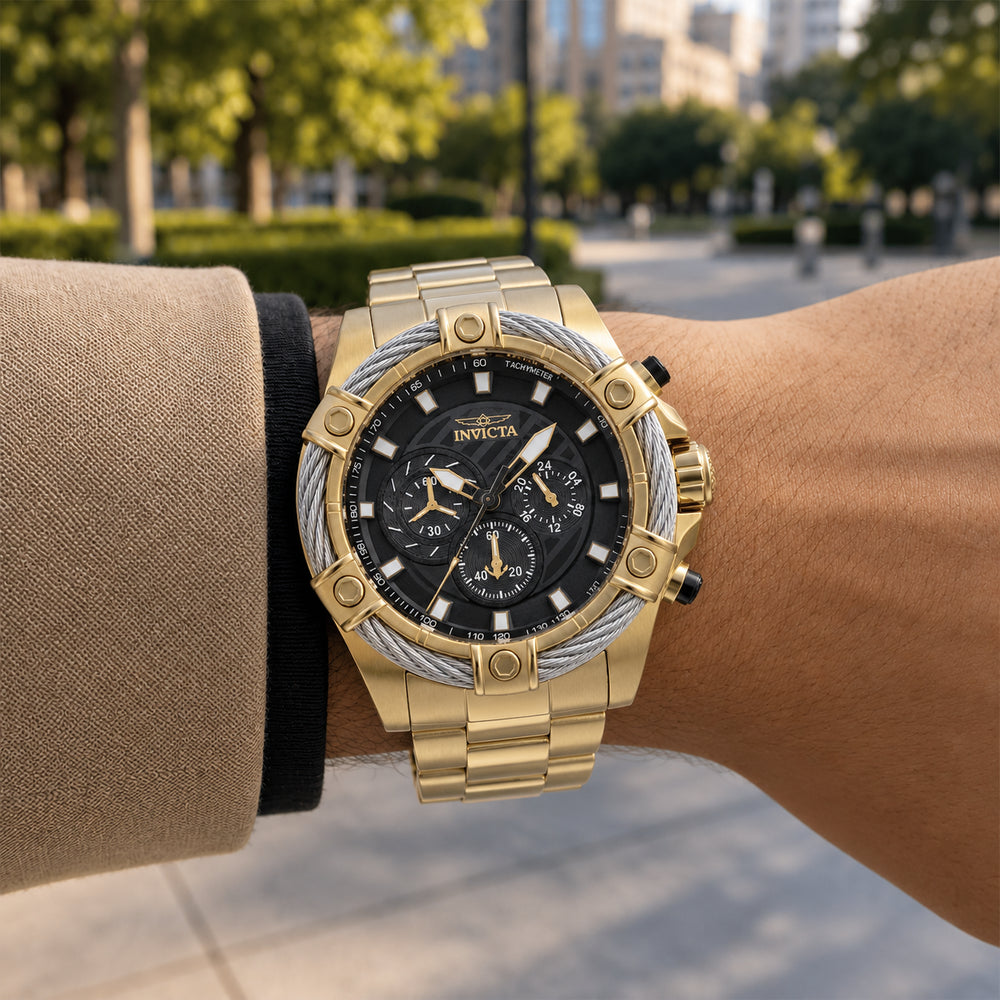 Reloj Invicta Bolt Valkir 69799 Hombre Dorado | INV-559