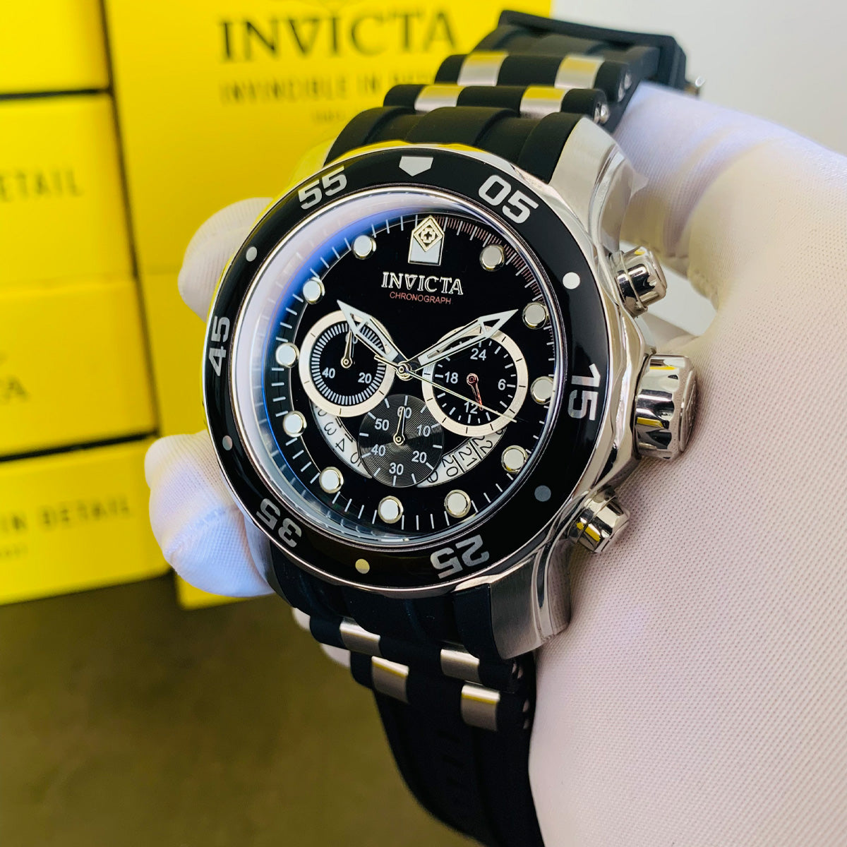 Reloj Invicta Scuba 6977 Hombre Deportivo Negro