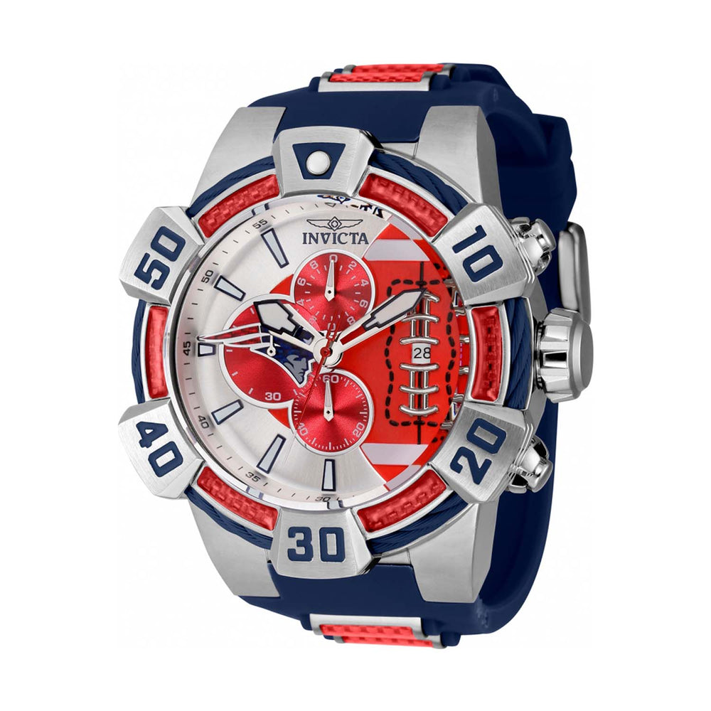 Reloj Invicta NFL New England 41573 Hombre Azul y Rojo
