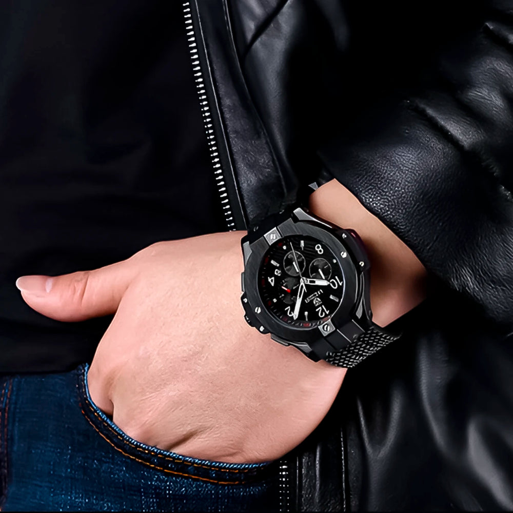 Reloj Megir MEG-64 Hombre Casual Negro