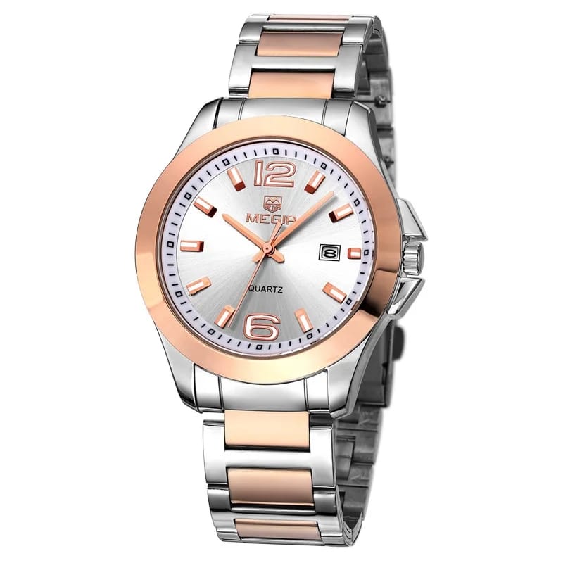Reloj Megir MEG-76 Hombre Acero Plateado