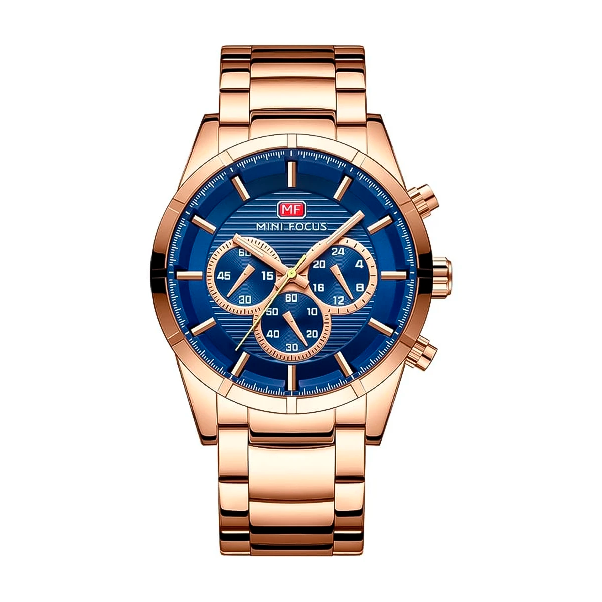 RELOJ MINIFOCUS ACERO COBRE AZUL MIN-30