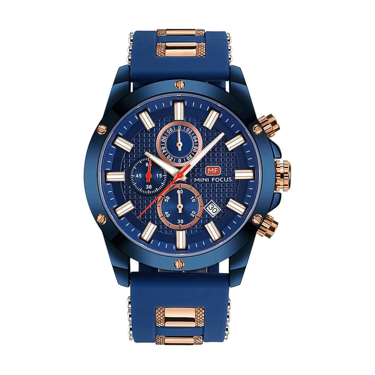 Reloj Minifocus Hombre Deportivo Azul | MIN-7