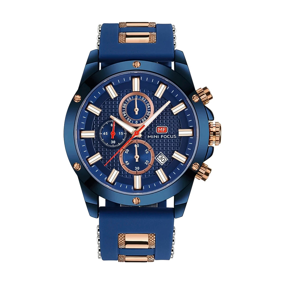 Reloj Minifocus MIN-7 Hombre Deportivo Azul