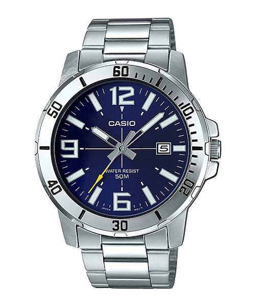 Reloj Casio MTP-VD01D-2BVUDF Hombre Acero Plateado | CAS-86