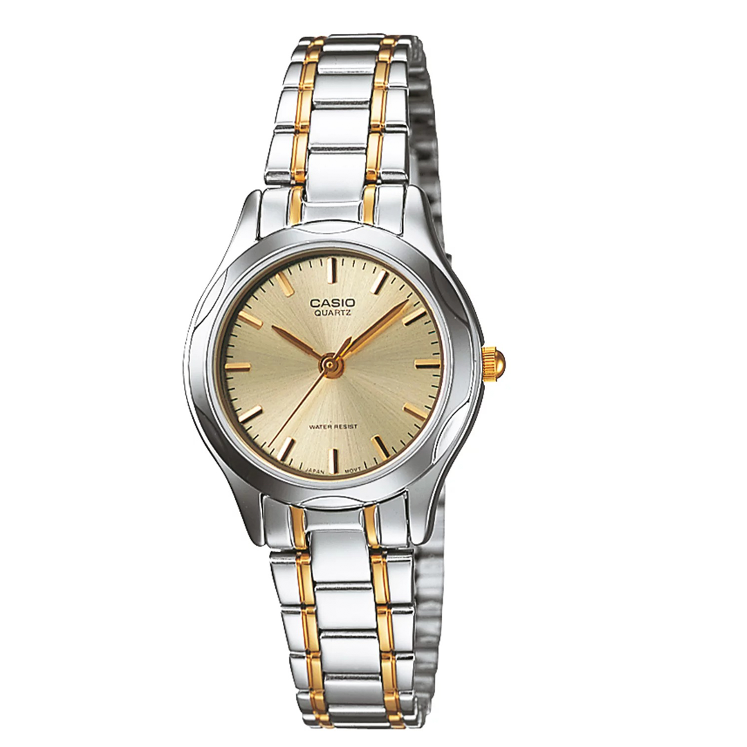 RELOJ CASIO PLATEADO DORADO LTP 1275SG 9ADF CAS M 89