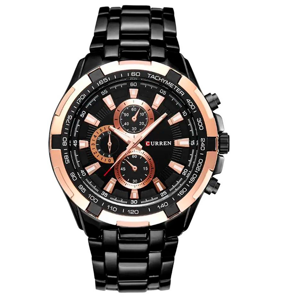 Reloj Curren CUR-21 Hombre Acero Negro
