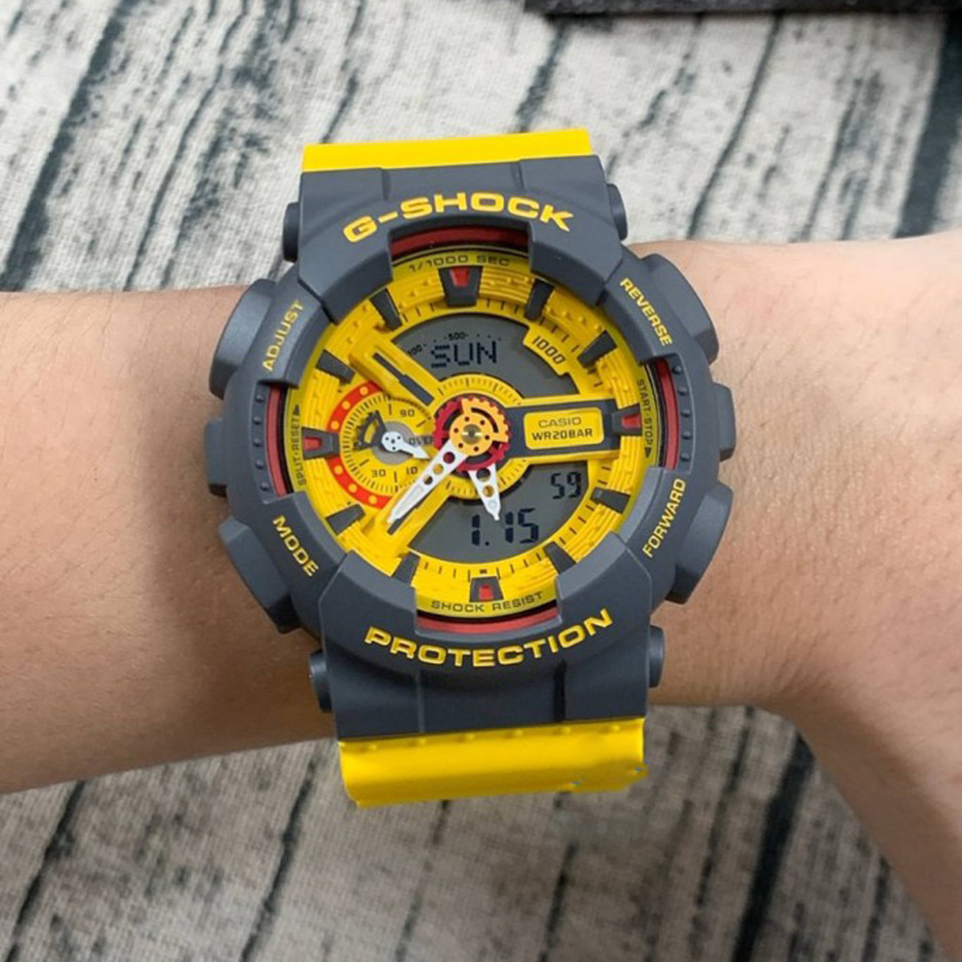 RELOJ G-SHOCK AMARILLO G-S-260