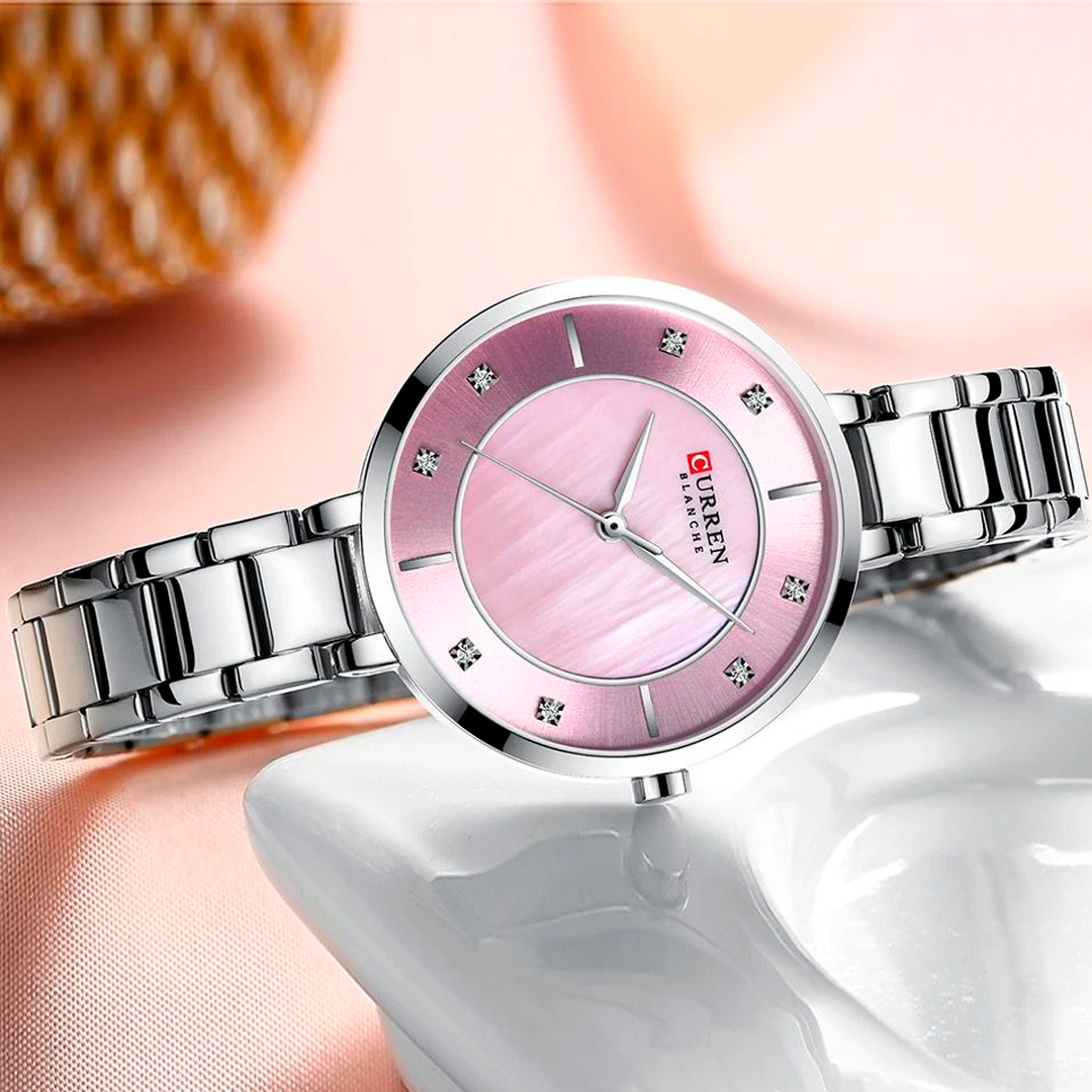 Reloj Curren Mujer Acero Plateado | CUR-M-5