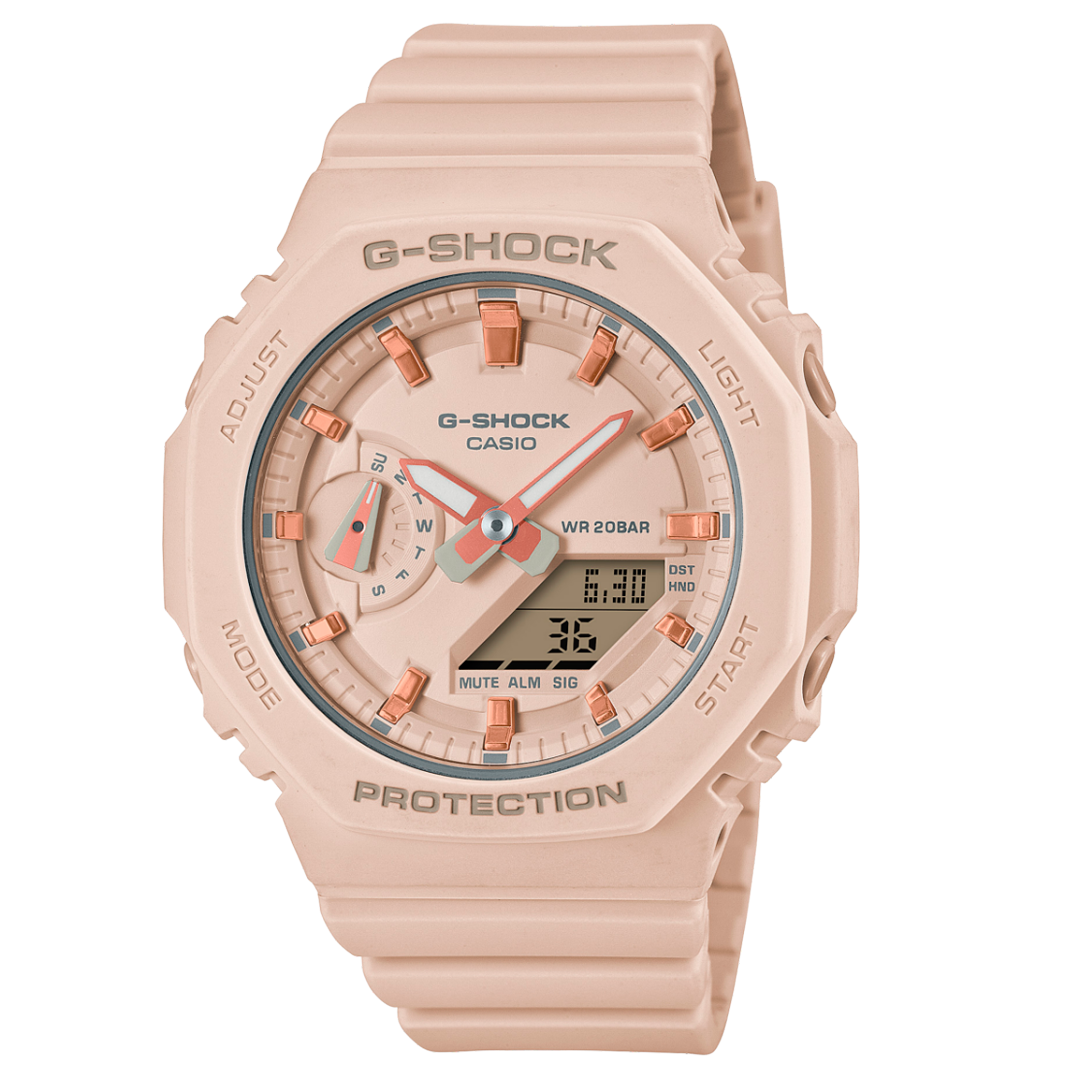 RELOJ G-SHOCK CREMA G-S-M-3