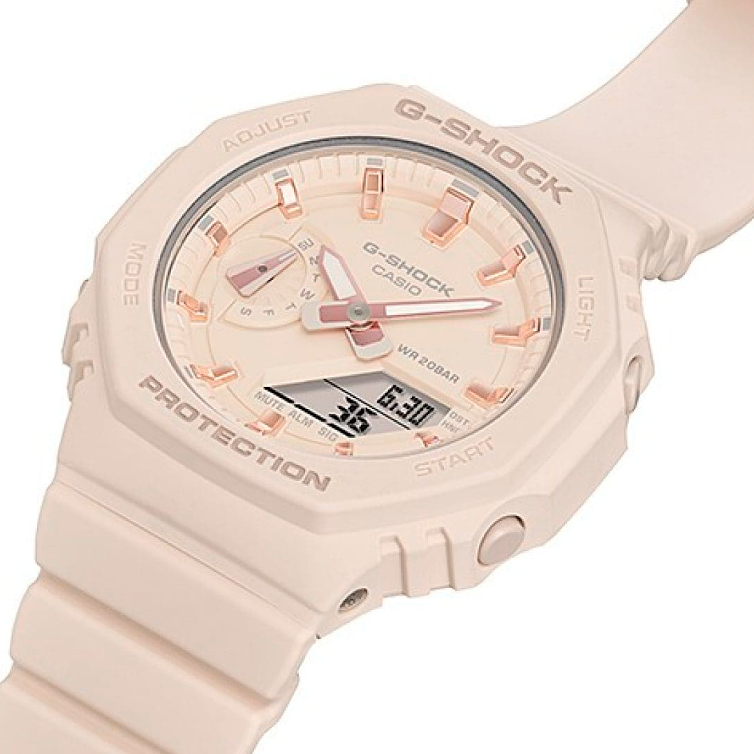 RELOJ G-SHOCK CREMA G-S-M-3