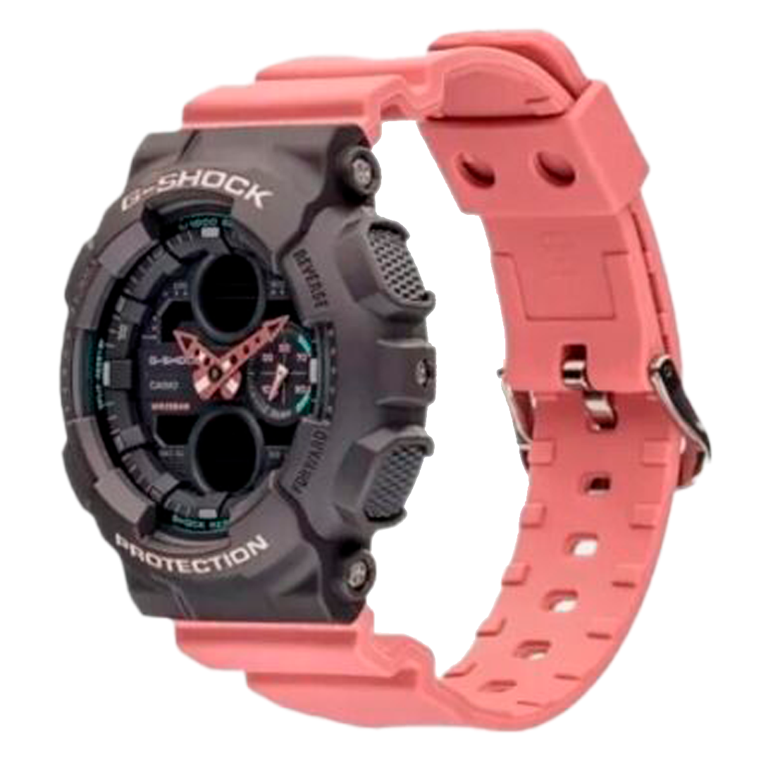 RELOJ G-SCHOCK NEGRO CON ROSADO GMA-S140M-4A G-SK-M-14