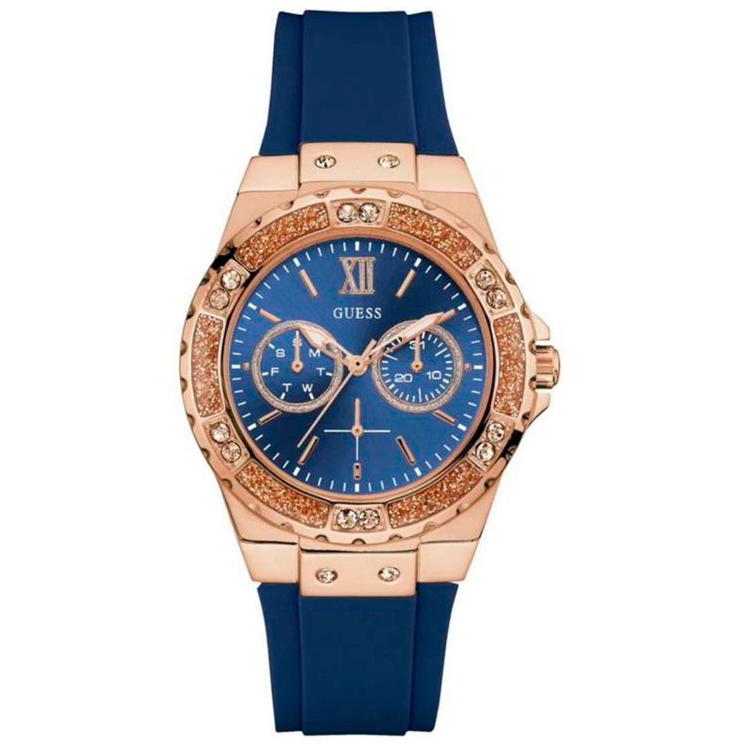 RELOJ GUESS SILICONA AZUL U1053L1 GUE-M-4