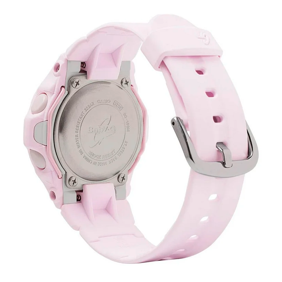 RELOJ BABY-G RESINA ROSADO BG-169M-4DR G-SK-M-17