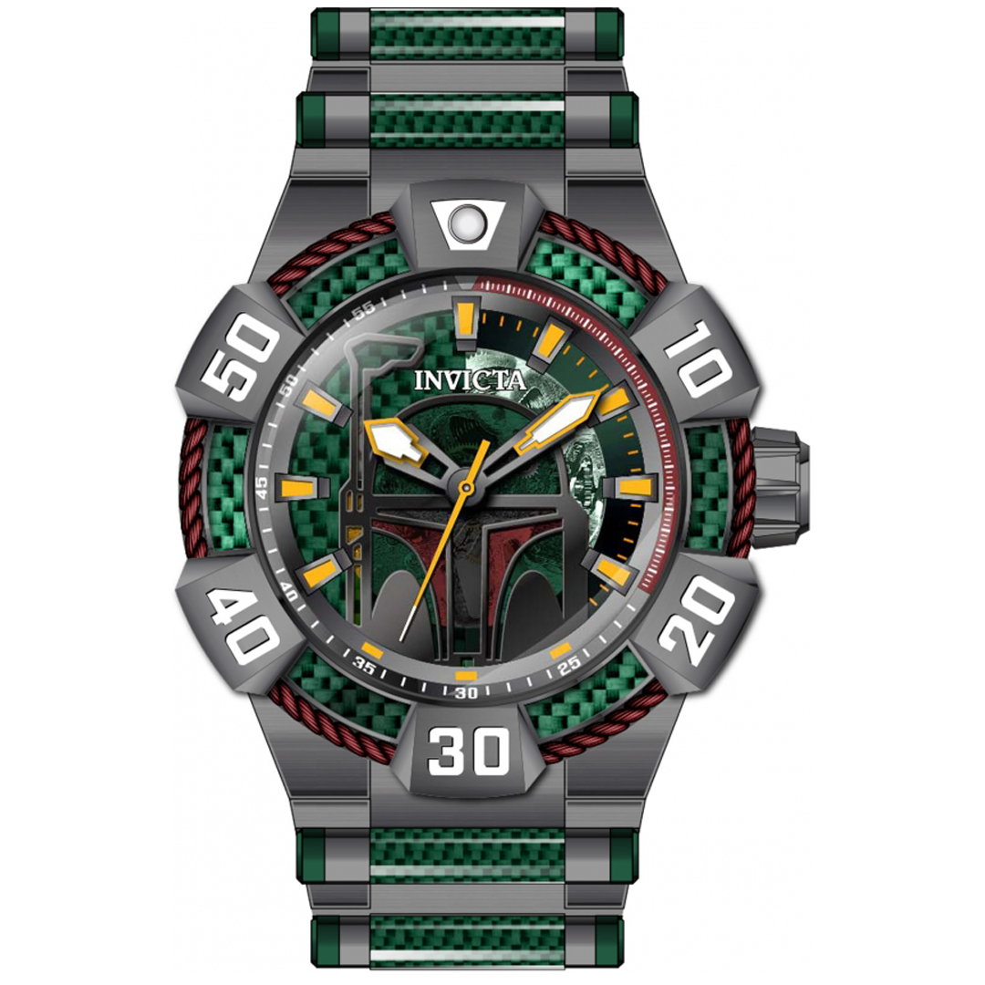 RELOJ INVICTA STAR WARS BOBA FETT 40608 AUTOMÁTICO INV-286